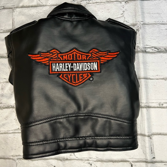 Harley Davidson jacket size 4T vintage 1997 circa boy/girl - Picture 6 of 8